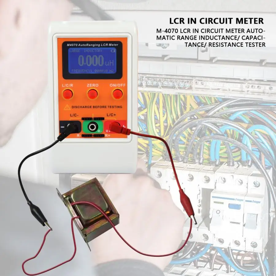 Auto Capacitor Tester M4070 LCR In Circuit Meter Automatic Range