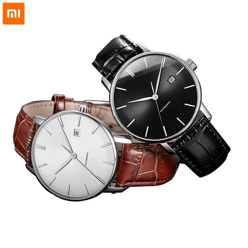 

Original Xiaomi Mijia Twentyseventeen Mechanical Watch With Sapphire Surface Leather Strap Fully Automatic Mechanical Movement