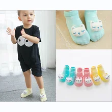 Лидер продаж; Новое поступление; Одежда для новорожденных девочек с рисунком «Лиса» для детей носки с дизайном «звёзды» Осень-весна Нескользящие Детские носки для детей 3 пара/лот 0-3year