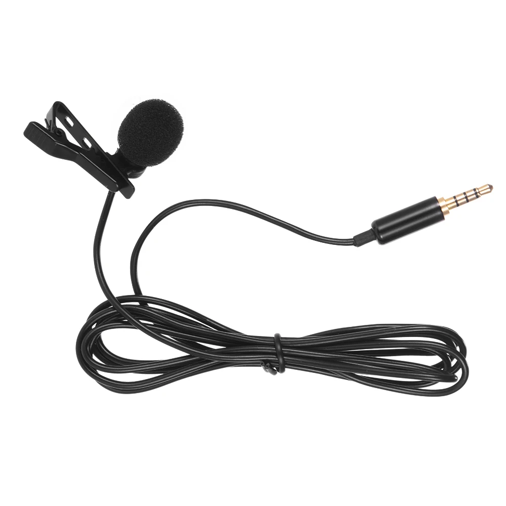 Lavalier Lapel Omnidirectional Clipon Microphone Mic For Iphone X 8p