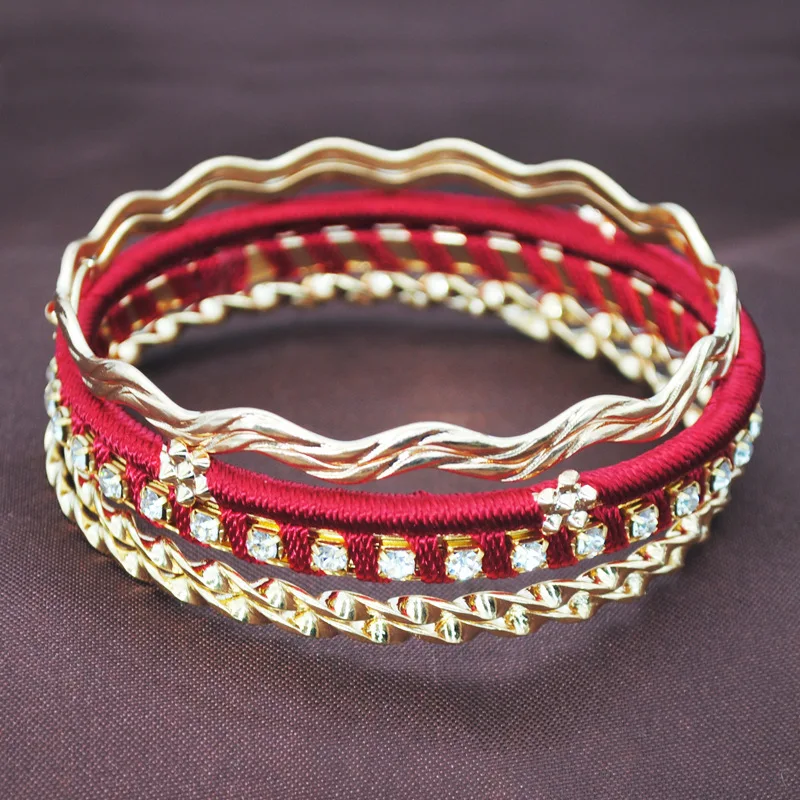 Bohemian Multilayer Charm Bracelets for Women Crystal Beads Bracelets
