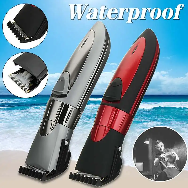 

Waterproof Electric Hair Clipper Trimmer Mens Shaver Beard Cutting Machine