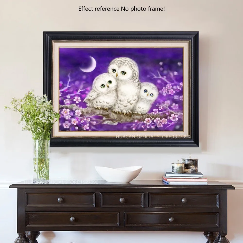 Huacan Full Lovely Owl Diamond Painting Mosaic Bedroom Decor Rubik S Huacan Full Lovely Owl Diamond Painting Mosaic Bedroom Decor Rubik S Cube Round Embroidery Cross Sch Cartoon H In