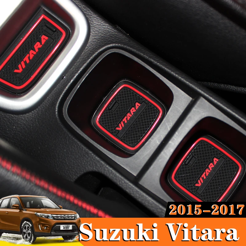17 шт. для Suzuki Vitara 2015 2016 2017 автомобильные аксессуары накладка на внутренние ворота