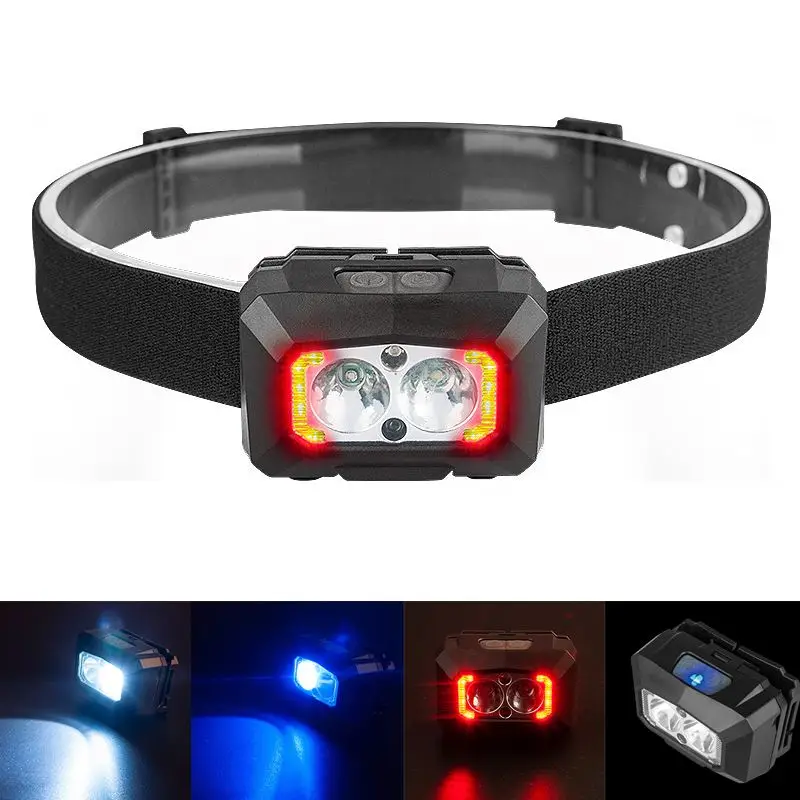 XANES 1200LM налобный фонарь литий ионный аккумулятор 6 режимов USB зарядка