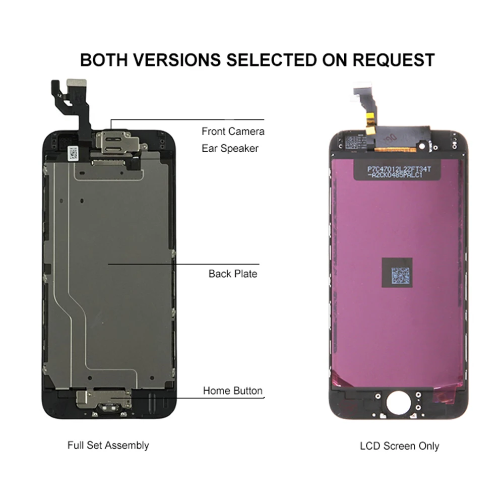 AAA полный комплект в сборе ЖК дисплей для iPhone 5S 6 6S Plus 6P 6SP сенсорный экран