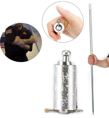 Martial Arts Bo Staff Self Defense Stick Portable Metal Magic Pocket NEW 2020