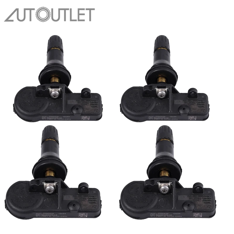 

AUTOUTLET 4 Pcs 56029398AB 433Mhz TPMS Tire Pressure Sensor For Chrysler Jeep Dodge Ram 56029398AB Tire Pressure Monitoring