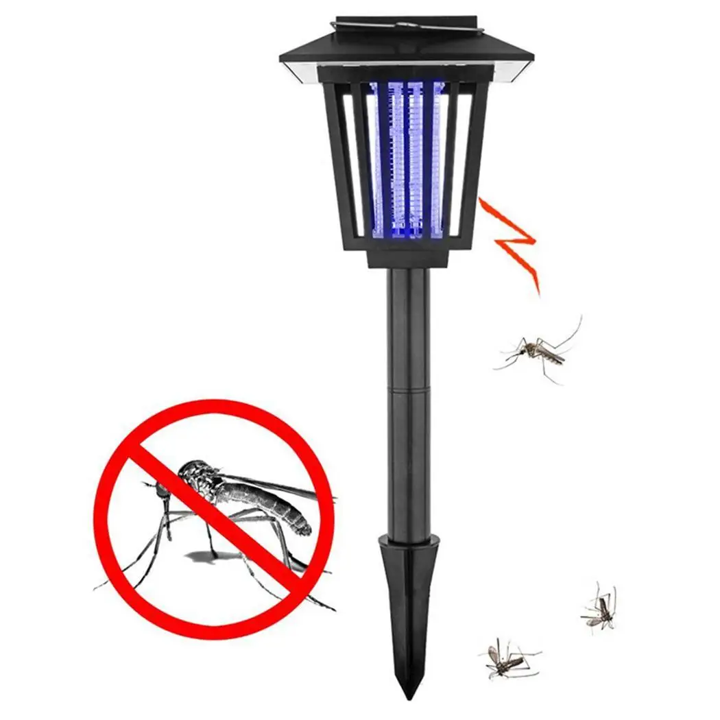 

Solar Outdoor Mosquito Repellent Garden Lamp Dual-use Hanging, flat, inserting Insecticidal 8 hours Lamp
