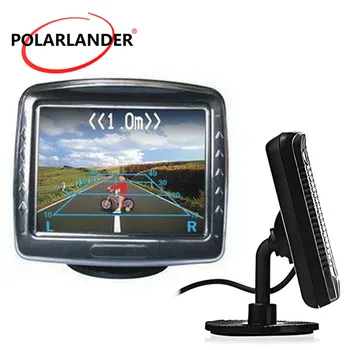 

High resolution 3.5 inch color TFT LCD folding car parking assistance monitors digital car monitor for rear view camera sale