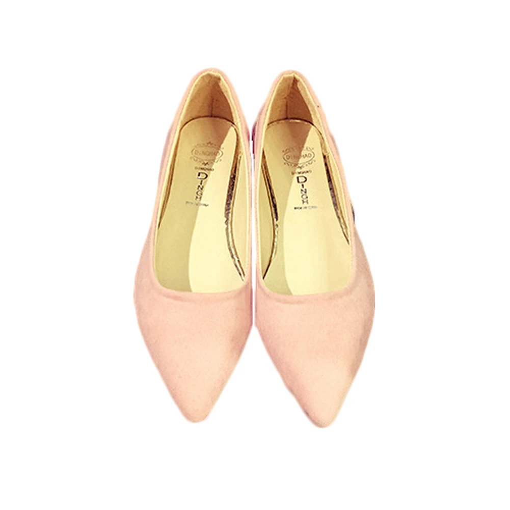 

Women Pointed Toe Loafers Ballet Flats Ballerinas Slip-on Office Shoes UK SZ 2-5