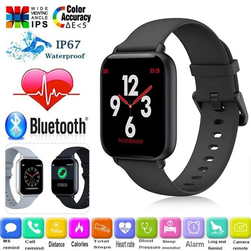 

2018 New R1 Smart Watch Male Waterproof Multi-functional Sports Heart Rate Monitoring Smart Bracelet For Apple Android