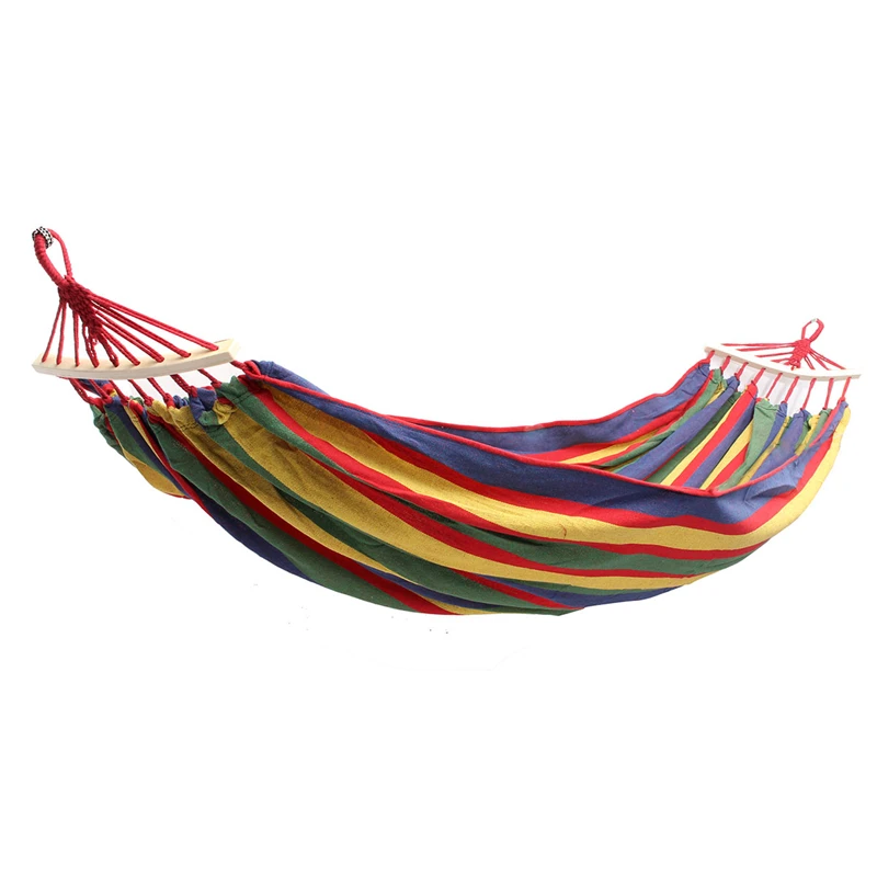 

SGODDE Double 2 Person Hammock Green Fabric 450lb Air Hanging Swinging Outdoor Camping Hammock Hot Sale