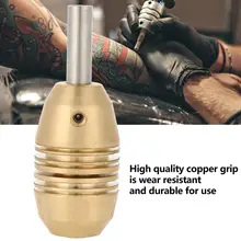 28 мм медный оливковый самоблокирующийся татуировочный пистолет рукоятка трубка для тату машины медный цветной тату Картридж ручка s