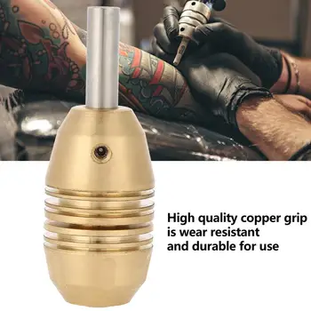

28mm Copper Olive Self-lock Tattoo Gun Grip Tube for Tattoo Machine Copper Color tattoo cartridge grip s