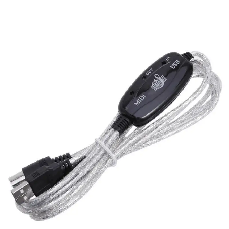 

ALLOYSEED USB to MIDI Cable Converter for Music Keyboard Adapter Cord USB IN-OUT MIDI Interface Cable for XP/VISTA/IMAC/widow7