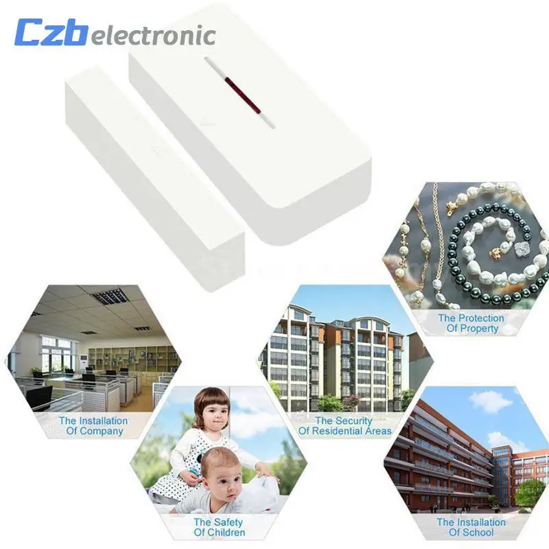

433MHz SONOFF DW1 RF Smart Door Window Alarm Infrared Sensor Home Security
