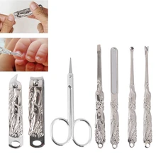7 шт/10 шт/11 шт комплект ножниц для ногтей бытовой триммеры для ногтей Набор файла ножницы маникюрные педикюра ac
