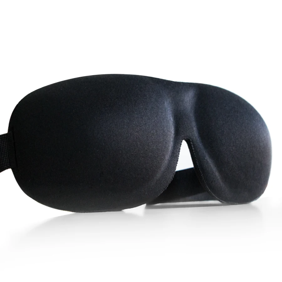 “ Máscara de Olho Blindfold Dormir Macio Atualizado 3d
