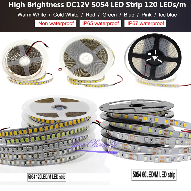 

New arrived Brighter LED Strip 5054 DC12V Flexible LED Light & RGB LED Strip 5050, 5054 is the Upgrade of 5050.