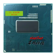 Intel Core i5-4300M SR1H9 i5 4300M 2,6 GHz двухъядерный четырехъядерный процессор 3M 37W Socket G3/rPGA946B