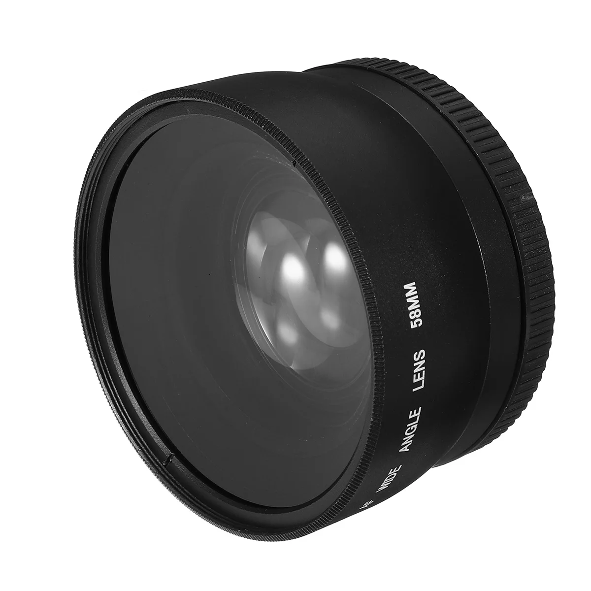 Макрообъектив 58 мм 0 45x с широким углом для Canon EOS 1000D 1100D 500D Rebel T1i T2i T 3 деталь