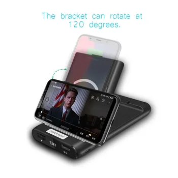 

For iPhone X/XS Max XR 8 8 Plus Battery Charger Case 10000mah Wireless Charger Power Bank Case For Samsung S8 S9/S9+ Note 9 8