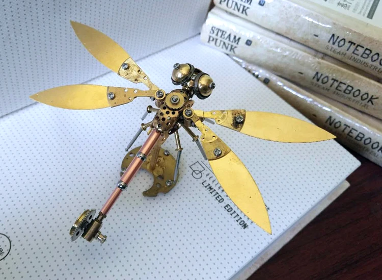 Steampunk diy mechanical insect mechanical snail all metal crafts handmade