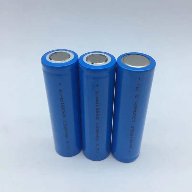 Suqy 1/2/3/4/6/8/10 шт. 3,7 v 1200mah литий-ионный Батарея 18650 для фонарика Батарея 18650 Перезаряжаемые батареи