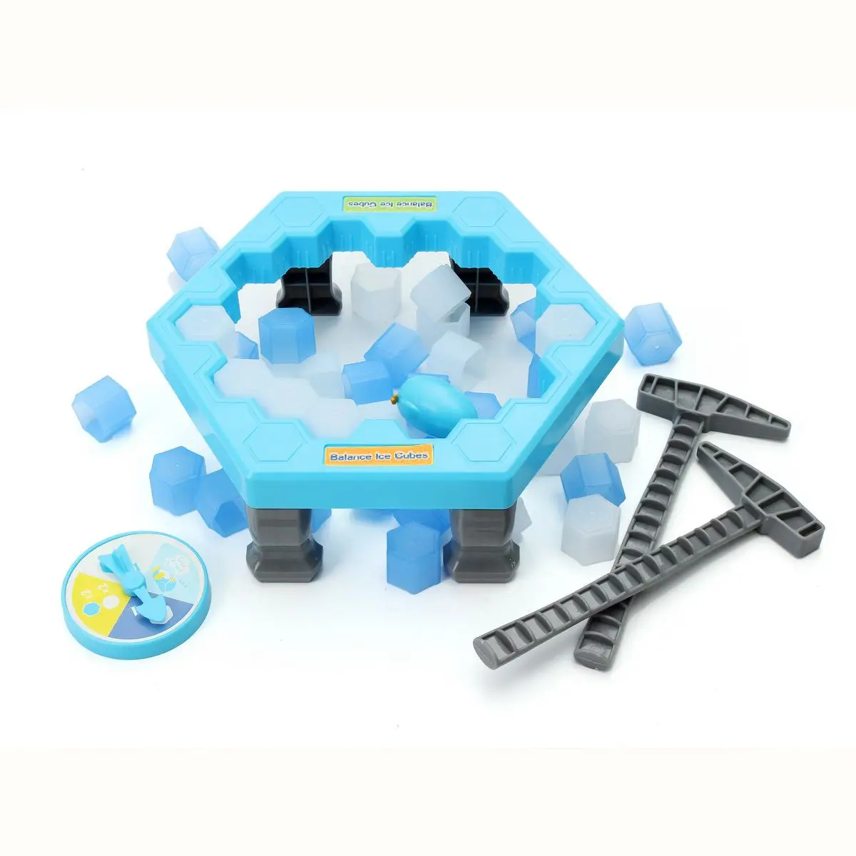 Penguin Ice Kids Puzzle Game Break Ice Block Hammer Trap Party Toy