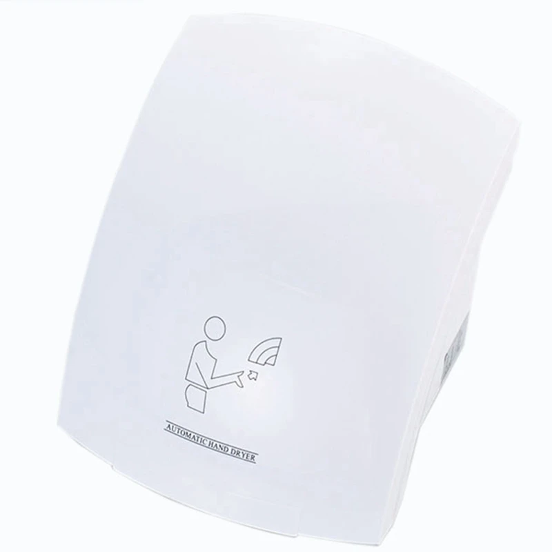 

Bathroom 1800W Au Hand Dryer Household Hotel Automatic Induction Infrared Sensor Mute Toilets Hot Wind Hand Drying Machine-Eu
