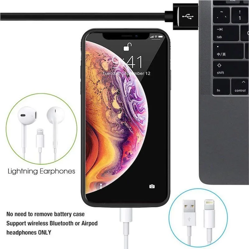 Внешний аккумулятор 5200 мА/ч для IPhone XS Max 6 5 дюйма чехол батареи ультратонкое