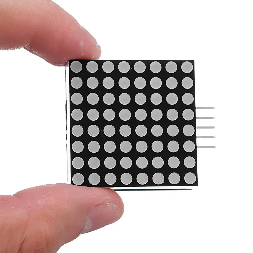 

CLAITE Red LED Dot 8x8 Display Screen Module OPEN-SMART Dot Seamless Cascadable LED For Matrix F5