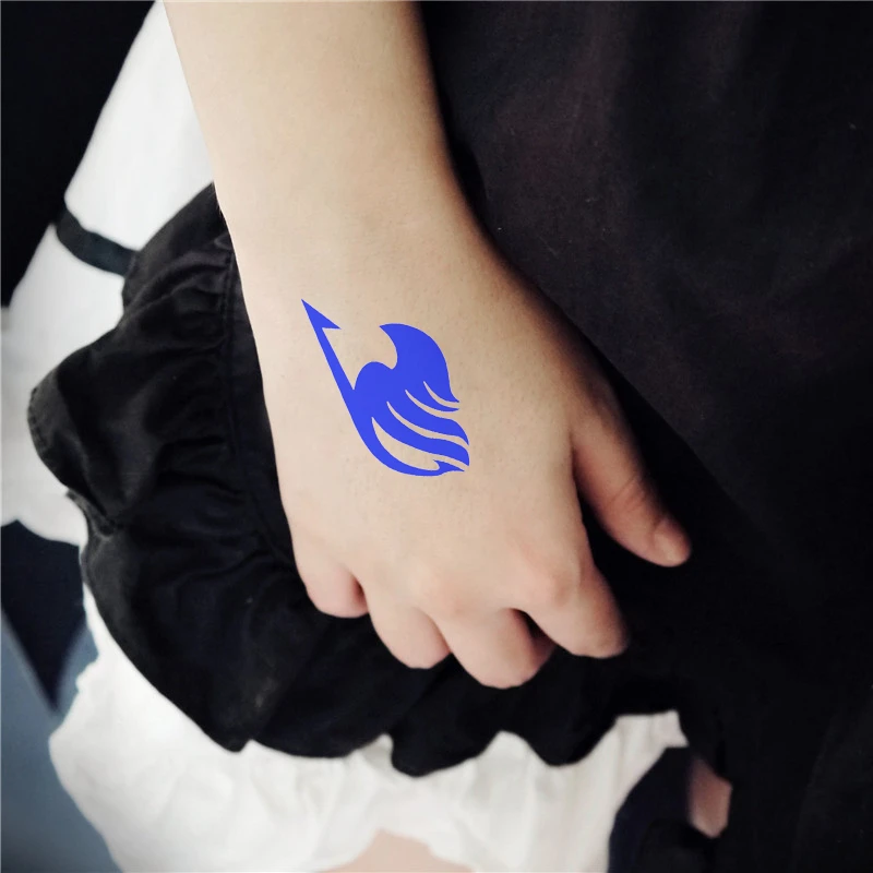 Fairy Tail Erza Scarlet Cosplay Anime Cartoon Logo Props Waterproof Animation Cartoon Logo Temporary Tattoo Stickers Xr099 Stickers A Stickers Stickerscartoon Stickers Aliexpress