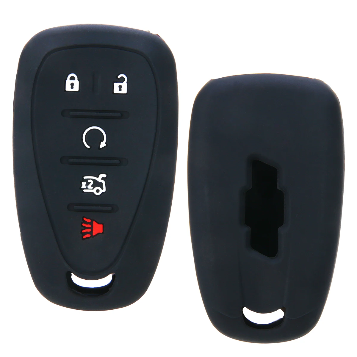 

New Arrival 1pc 5 Button Silicone Remote Key Fob Case Cover For Chevrolet Malibu Camaro Cruze 2016-