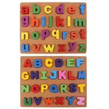 Деревянные головоломки буквы игрушки дети ребенок Алфавит ранняя обучающая интеллектуальная игрушка для ребенка когнитивные способности долговечный подарок