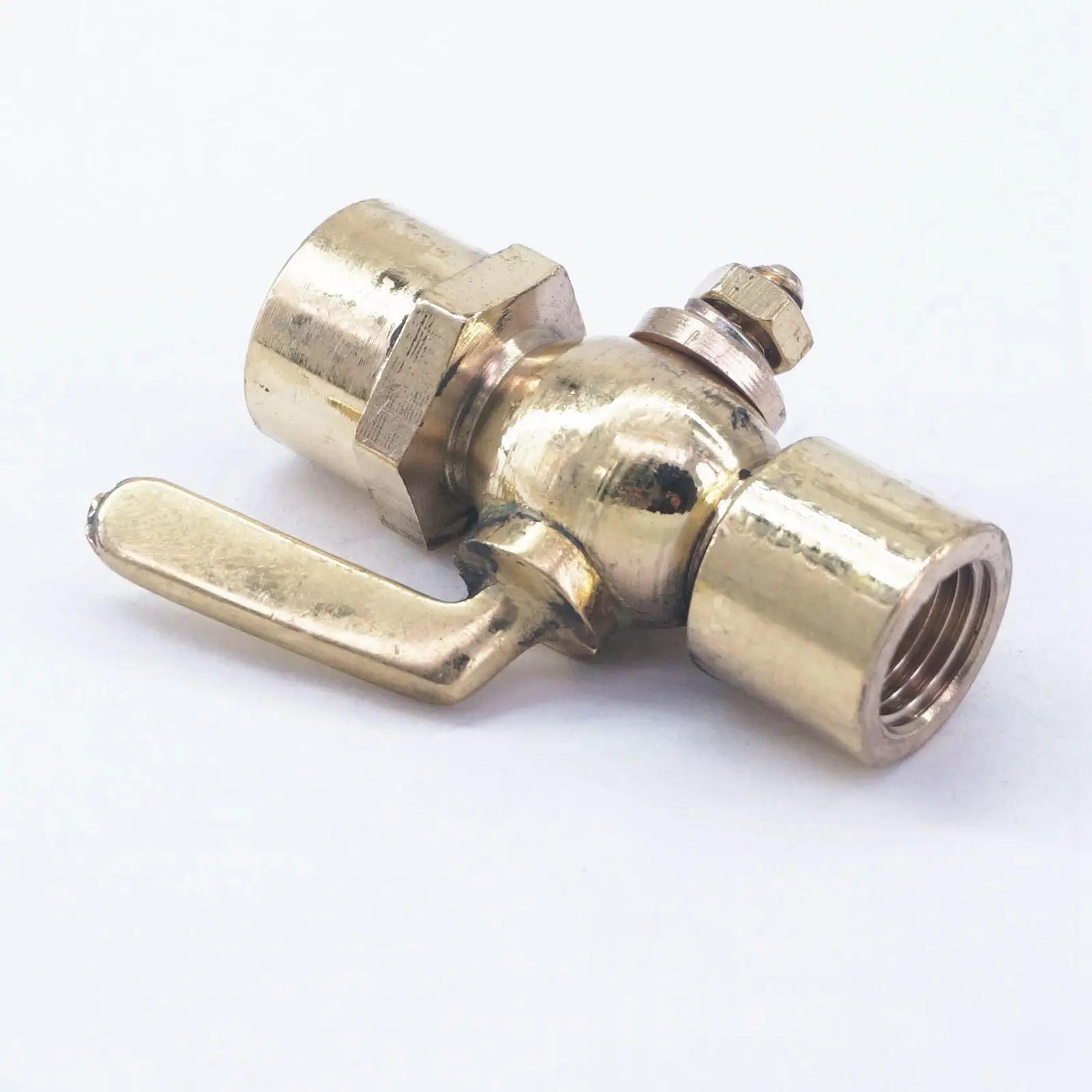 Brass Drain petcock Shut Off Valve 1/4" BSP Female to 1/4" BSP Female