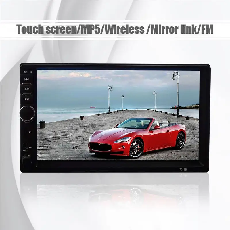 

Car MP5 Player Bluetooth HD Display DVD Player 7 Inch LCD Touch Screen Monitor Wireless Audio Calling