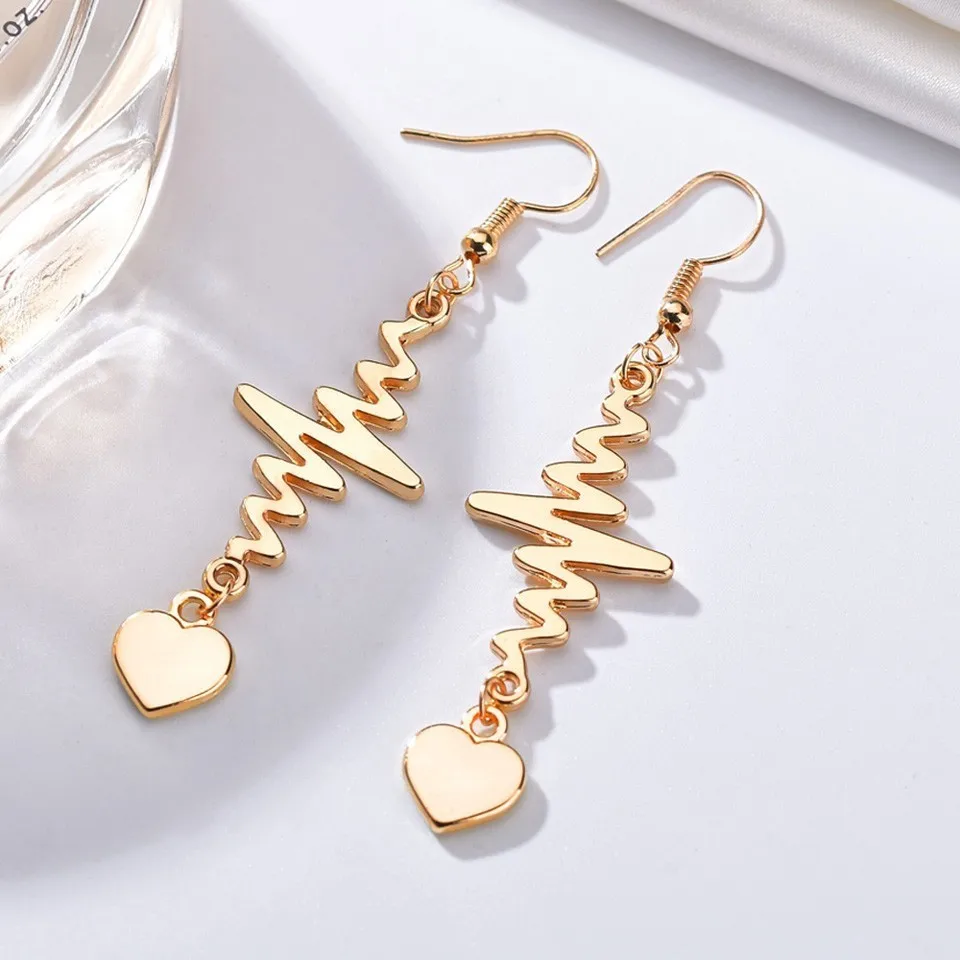 

New Arrival Long Wavy Line Women Drop Earrings Beautiful Party Drop Earrings Great Quality For Girls/Women Decorate Earring