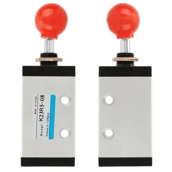 

G1/4 Hand Push Pull Manual Control Pneumatic Valve 2 Position 3 Way K23R5-08 Air Valve