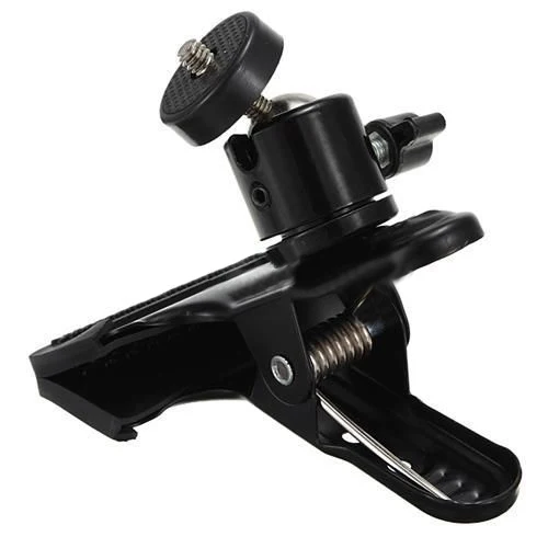 

Multi-function metal Spring Clamp Clip w/ Ball Head for Camera Flash Photograph