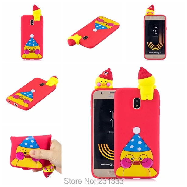 Мягкий чехол из ТПУ C-ku с 3D рисунком для Samsung Galaxy J3 J5 J7 2017 года EU A3 A5 A7 S7 EDGE S8 PLUS S9 A8 2018