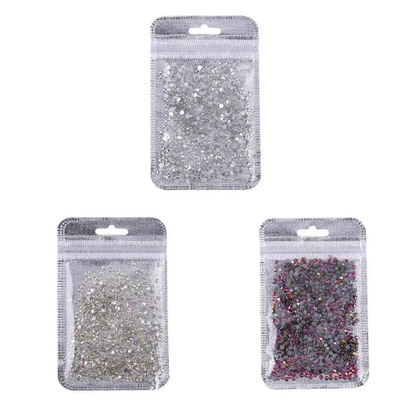 

1000pcs 2.5mm Gorgeous Nail Art Rhinestones Slice Flatback Glitter DIY Face Makeup Flakes Charms Stickers Decorations Nail Art