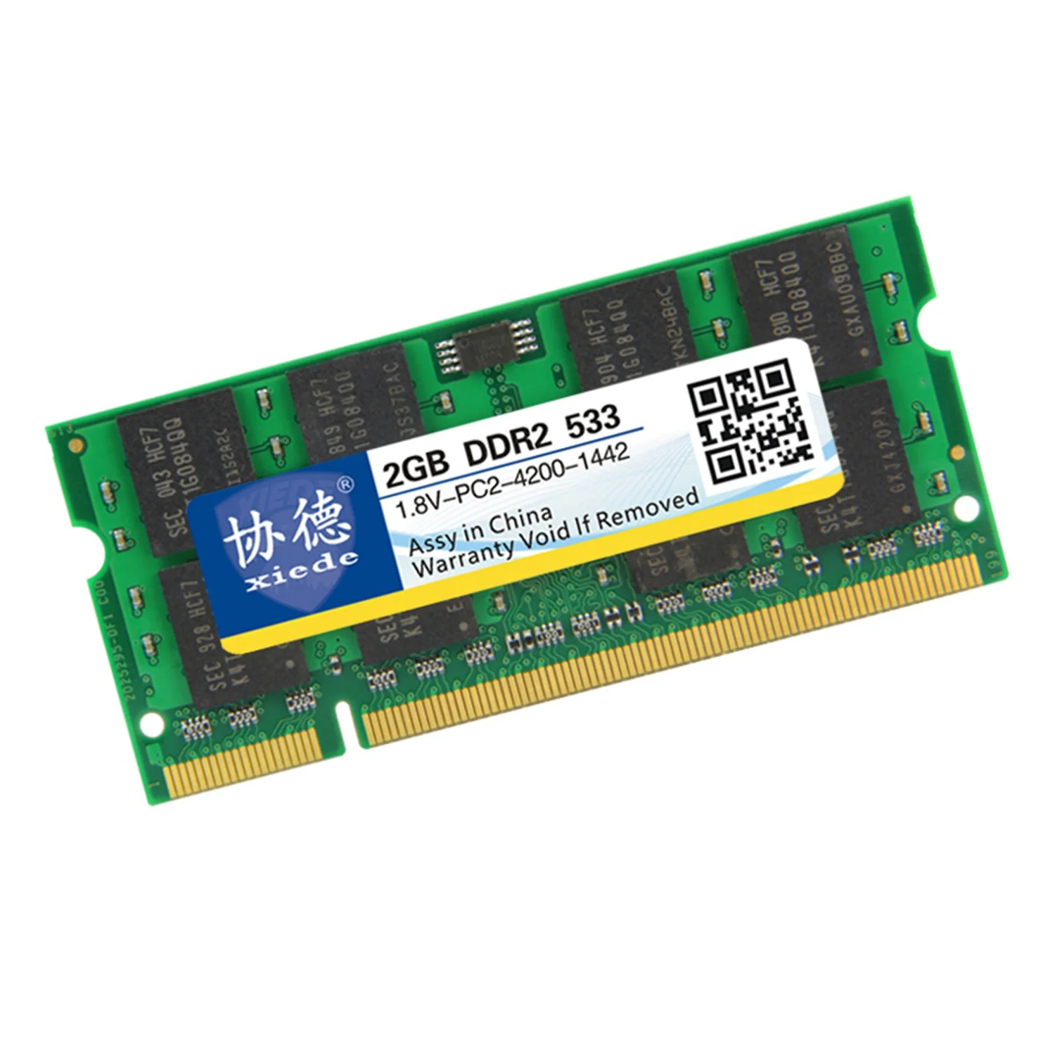 Xiede модуль оперативной памяти ноутбука Ddr2 533 Pc2-4200 240Pin Dimm 533 МГц для ноутбука X029