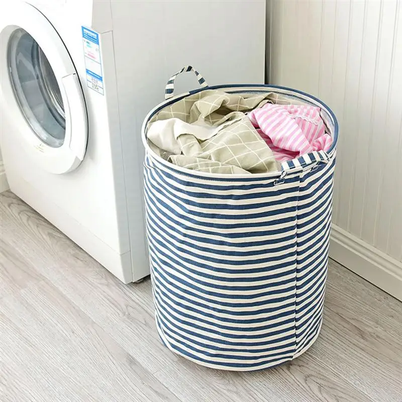 2 قطعة أشتات سلة التخزين للطي سلة الغسيل للمنزل الحمام
