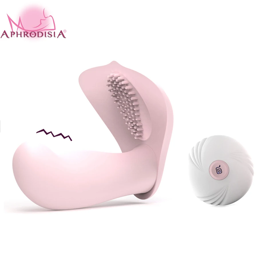 Wireless Remote font b Dildo b font Vibrator Silicone USB Charged Female Masturbation Strapon G spot