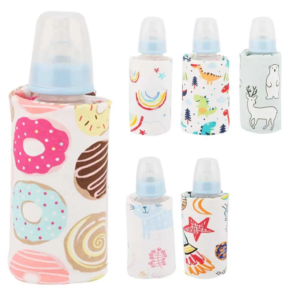

USB Baby Bottle Warmer Portable Milk Travel Heater Storage Cover Insulation Thermostat Infant Feeding Bottle Bag Cup Warmer