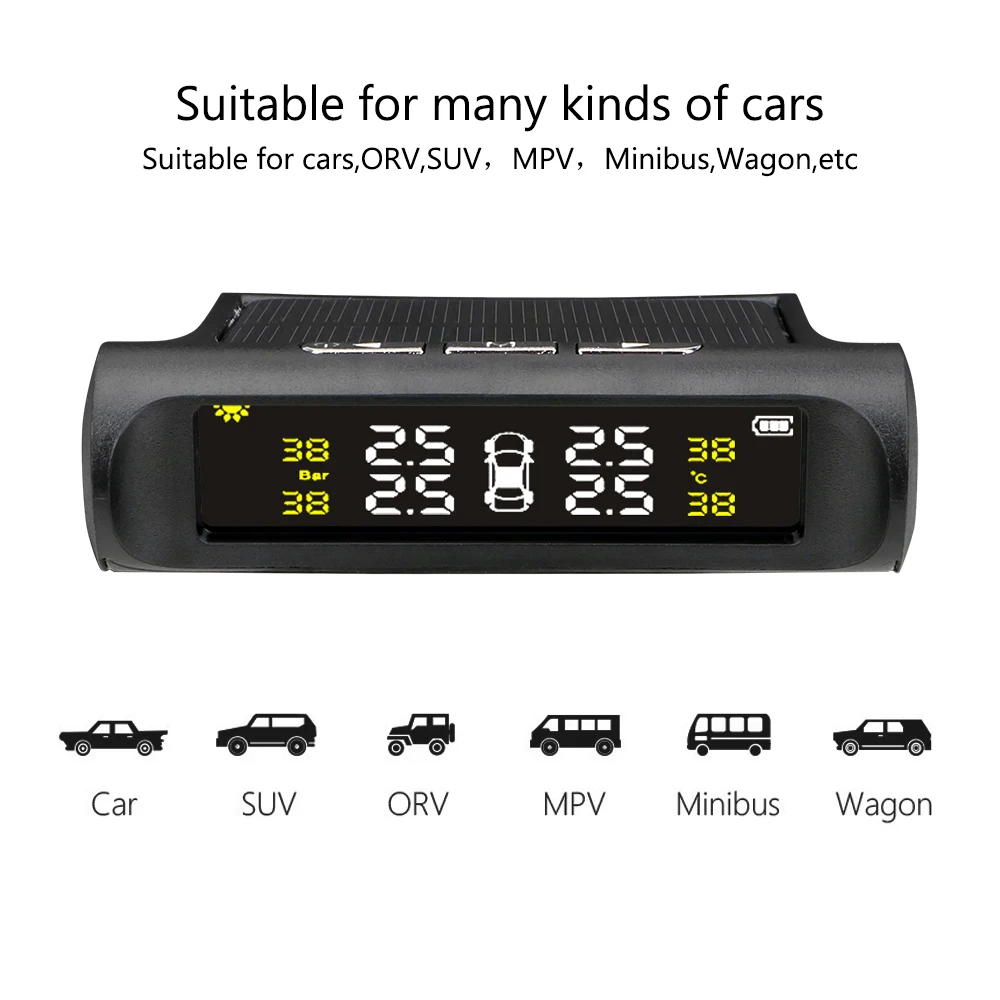 Для Авто TPMS система контроля давления в шинах цифровой ЖК дисплей системы