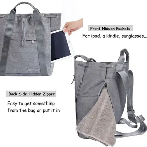 Унисекс портативный дорожный рюкзак на шнурке, школьная спортивная сумка, органайзер для одежды, дорожные сумки