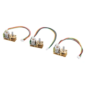 

GM1024BY10 DC 5V 5/15/30RPM Micro Gear Motor 2-Phase 4-Wire Stepping Motor All Metal Gearbox Durable